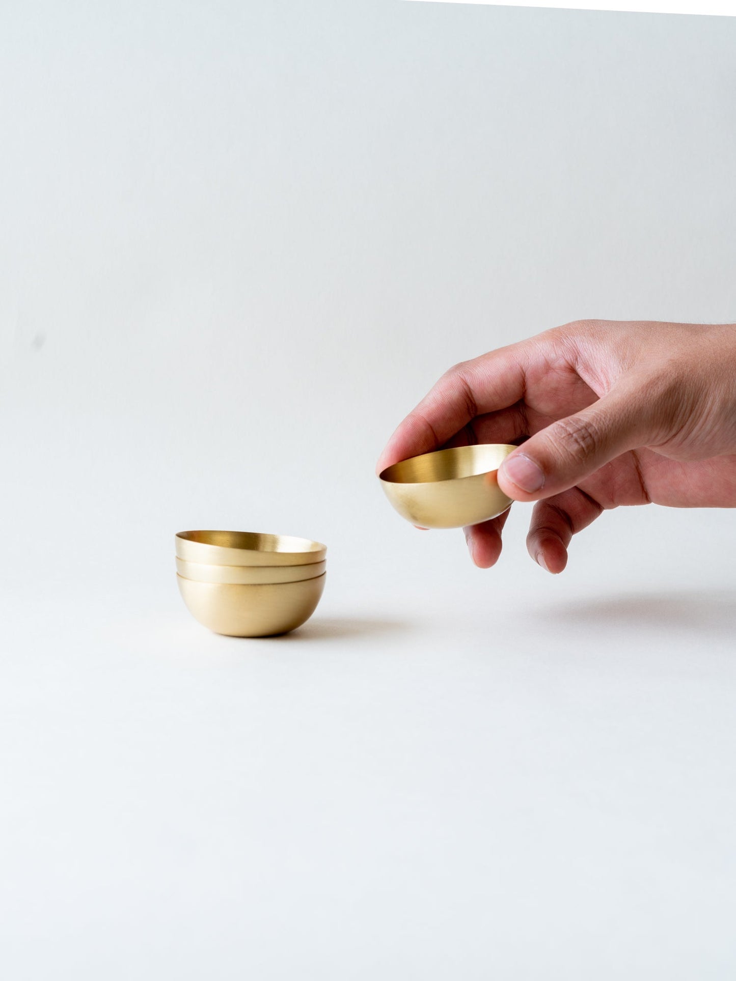 Brass Dip bowl set Fleck