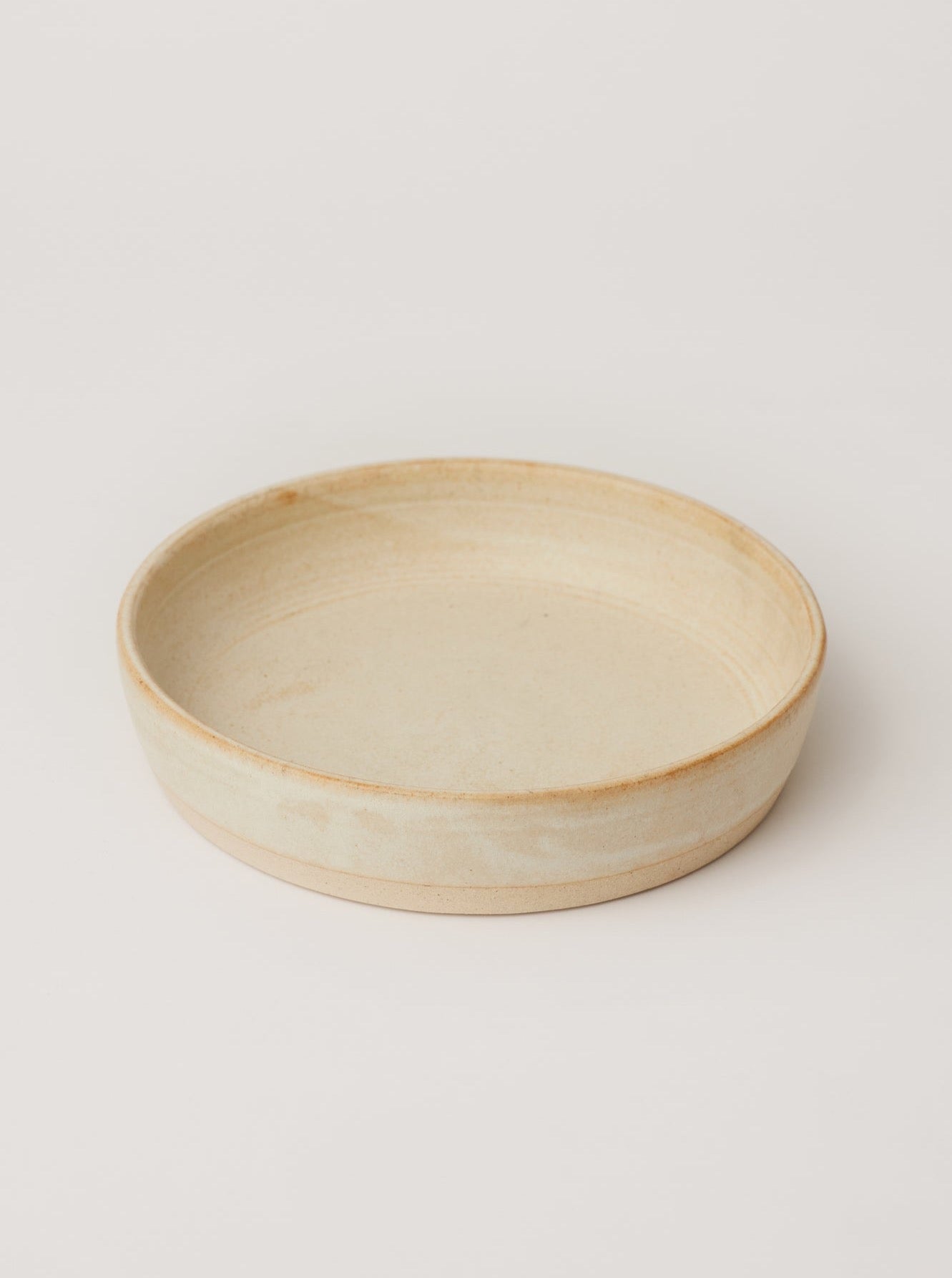 Cream Ceramic Pasta Plate