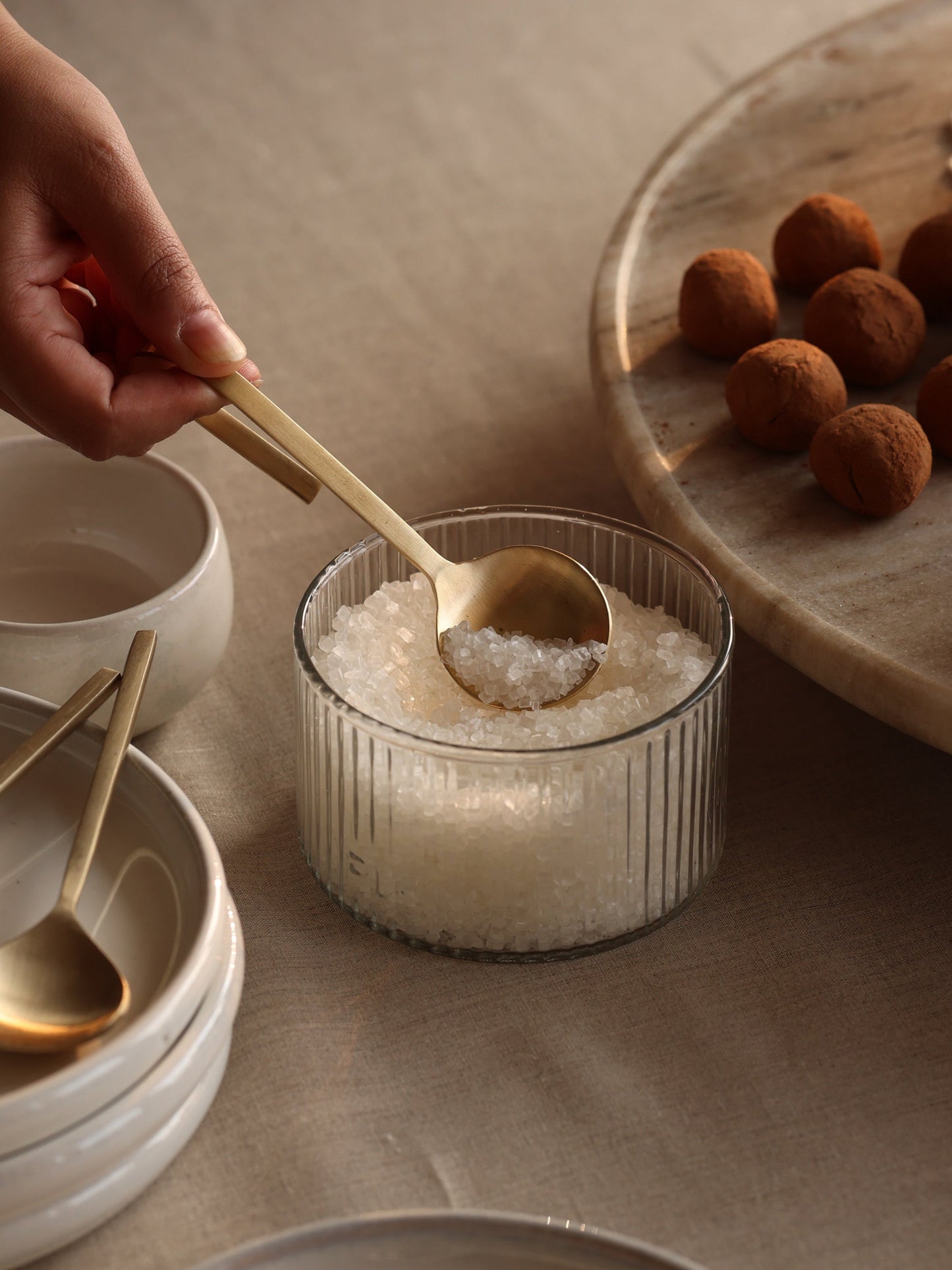 Brass Sugar Spoon