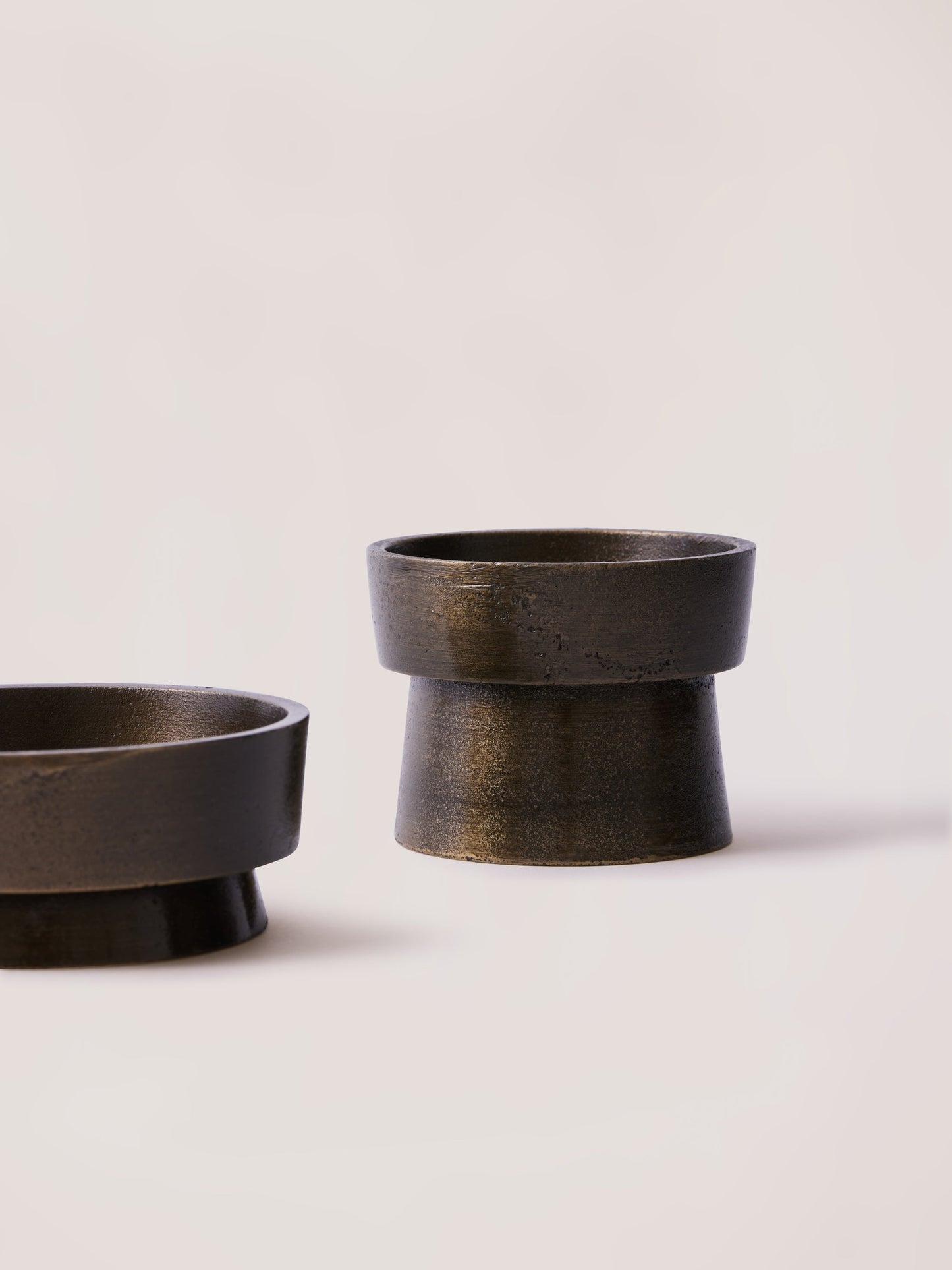 Umbra Pillar Candle Holders, Set of 2 - Fleck