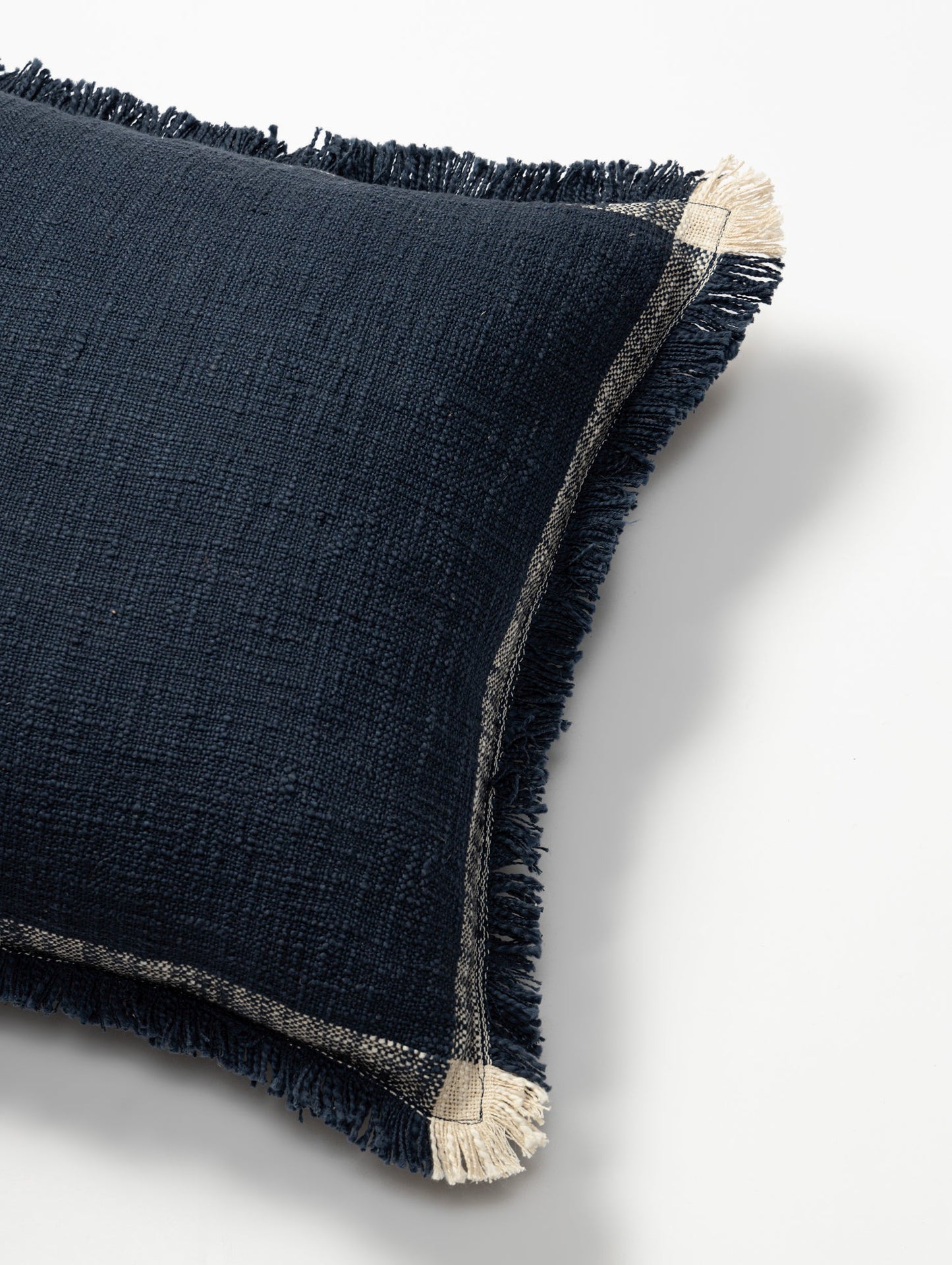 Woven Cushion Cover, Serene Blue